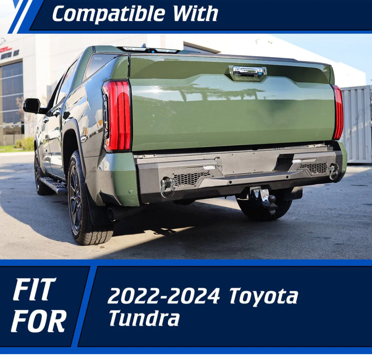 Wolfstorm Rear Bumper for 2022-2024 Toyota Tundra