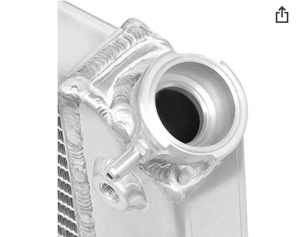 1982 to 2002 Chevy S10/S-10 Blazer V8 Conversion 1984 to 1990 Chevrolet Corvette Aluminum Radiator RA-S10V882-3