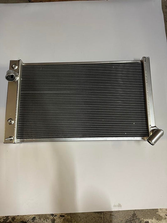 2-Row Full Aluminum Radiator 27.50 x 17.25 x 1.75 [Compatible with 69-72 Chevy Corvette SBC 7.0L/7.4L V8 ZL1/LS5] RA-CCV869-70L-2