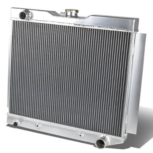 3-Row Full Aluminum Radiator 74 DODGE CHALLENGER 50-54 CHEVY BEL AIR / 53-54 CORVETTE RA-CHARGER74-3