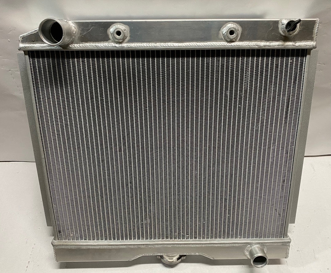 3-Row Full Aluminum Radiator 74 DODGE CHALLENGER 50-54 CHEVY BEL AIR / 53-54 CORVETTE RA-CHARGER74-3