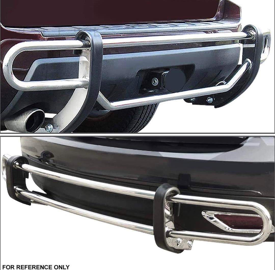 Rear Bumper Protector Guard Metallic 08-13 Nissan Rouge RBG-006-SS