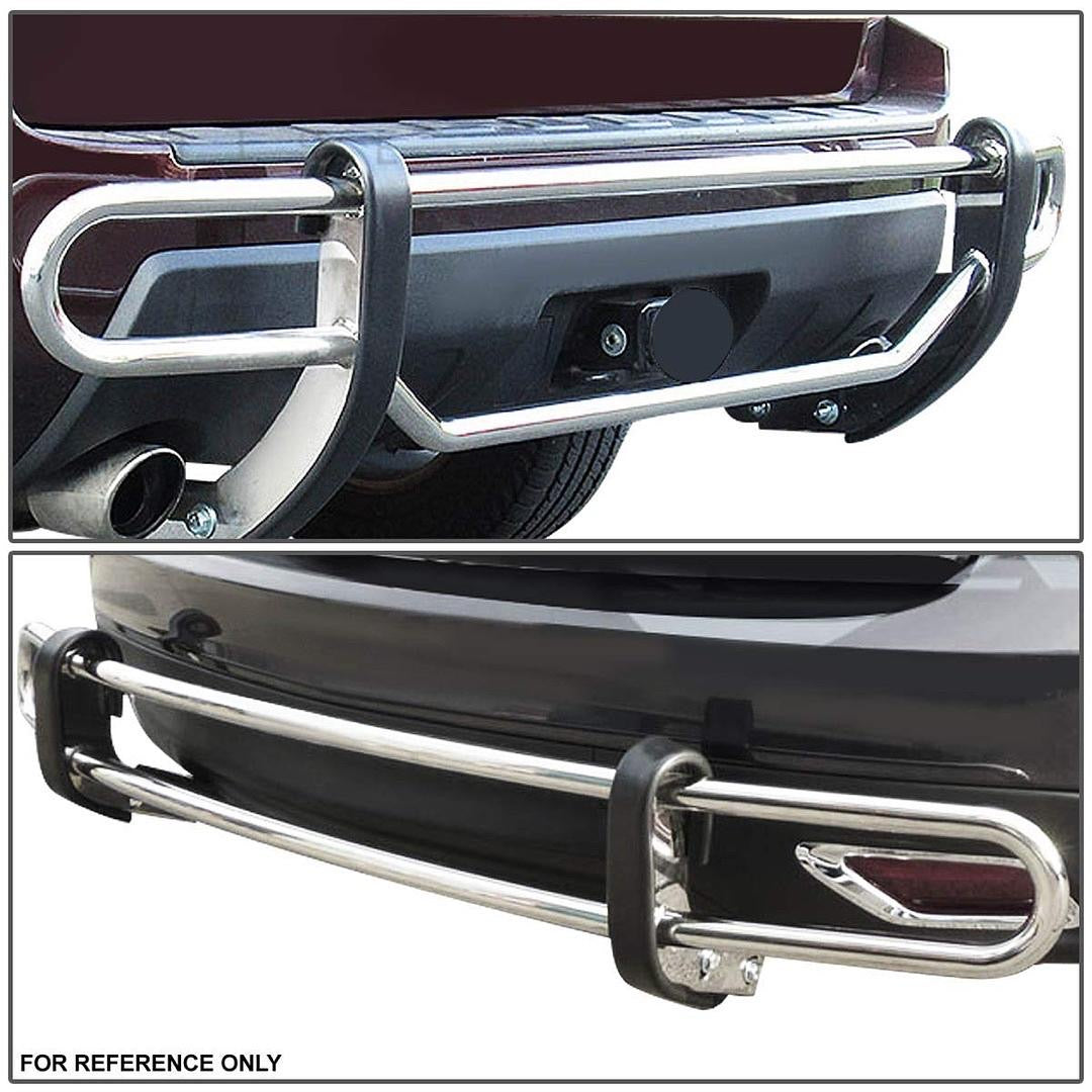 Double Bar Rear Bumper Guard 06-14 Honda Ridgeline 03-08 Honda Pilot 01-06 Acura MDX RBG-012-SS