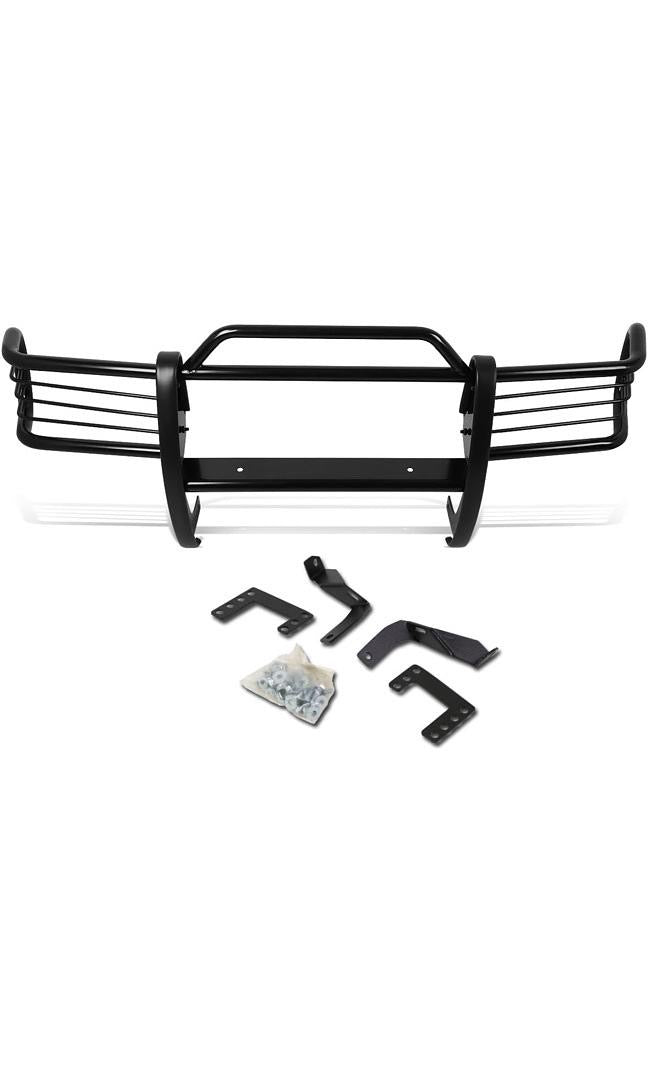 Black Front Bumper Brush Grille Guard 93-98 Grand Cherokee ZJ GRILL-G-043-BK