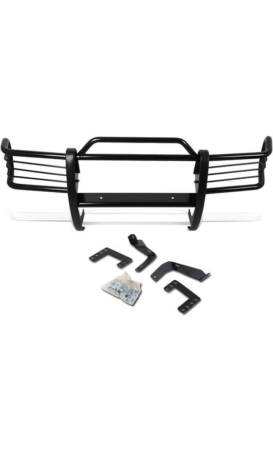 Black Front Bumper Brush Grille Guard 93-98 Grand Cherokee ZJ GRILL-G-043-BK