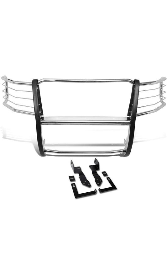 Stainless Steel Front Bumper Brush Grille Guard 11-14 Silverado 2500HD/3500HD GRILL-G-076-SS