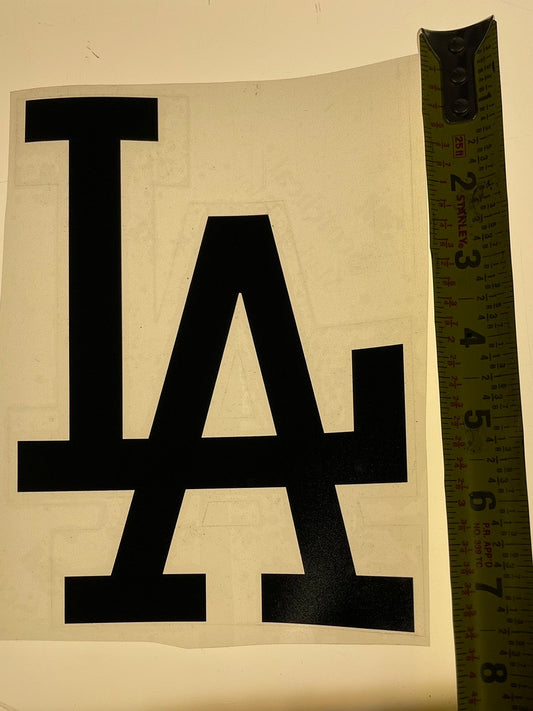 5x7 black “LA” sticker vynil 1 pc