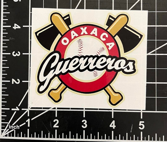 4x3.5 inches Oaxaca Guerreros sticker adhesive vinyl