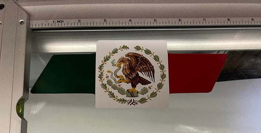 Mexico Flag sticker 8x4