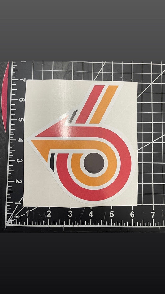 6x7 inches grand national sticker 1pcs