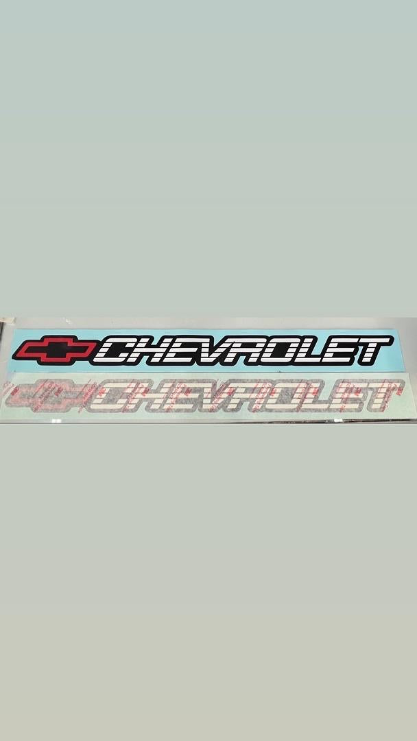 chevrolet winshield sticker tailgate sticker