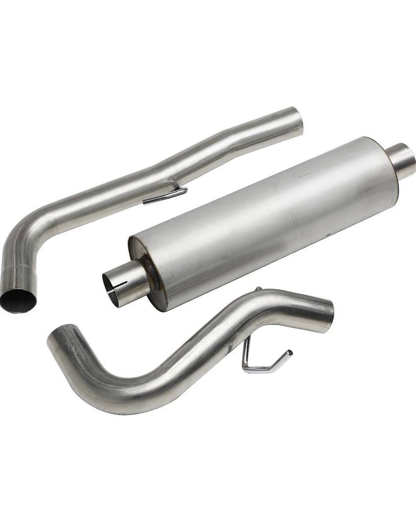 dual muffler exhaust 86-00 Jeep cherokee CBE-JW-86-25L