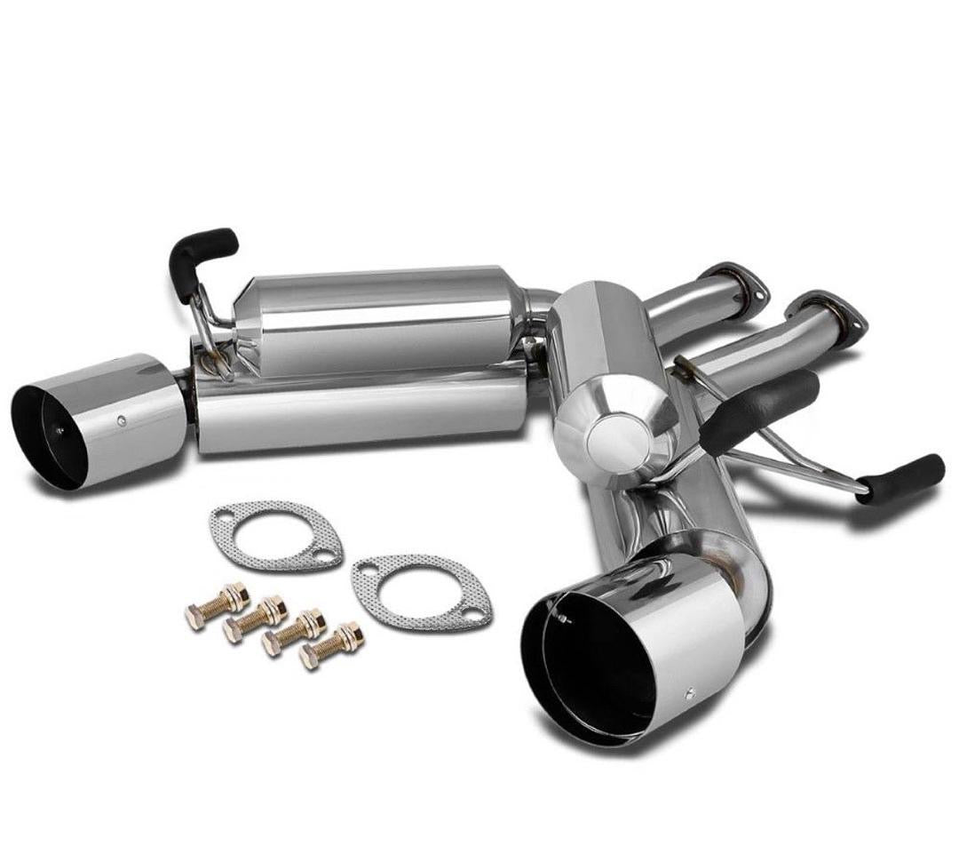 Axle-Back Exhaust W/4.5" Muffler Tip - Stainless Steel 03-07 Infiniti G35 Coupe / 03-09 Nissan 350Z CBE-350z-G35-AX