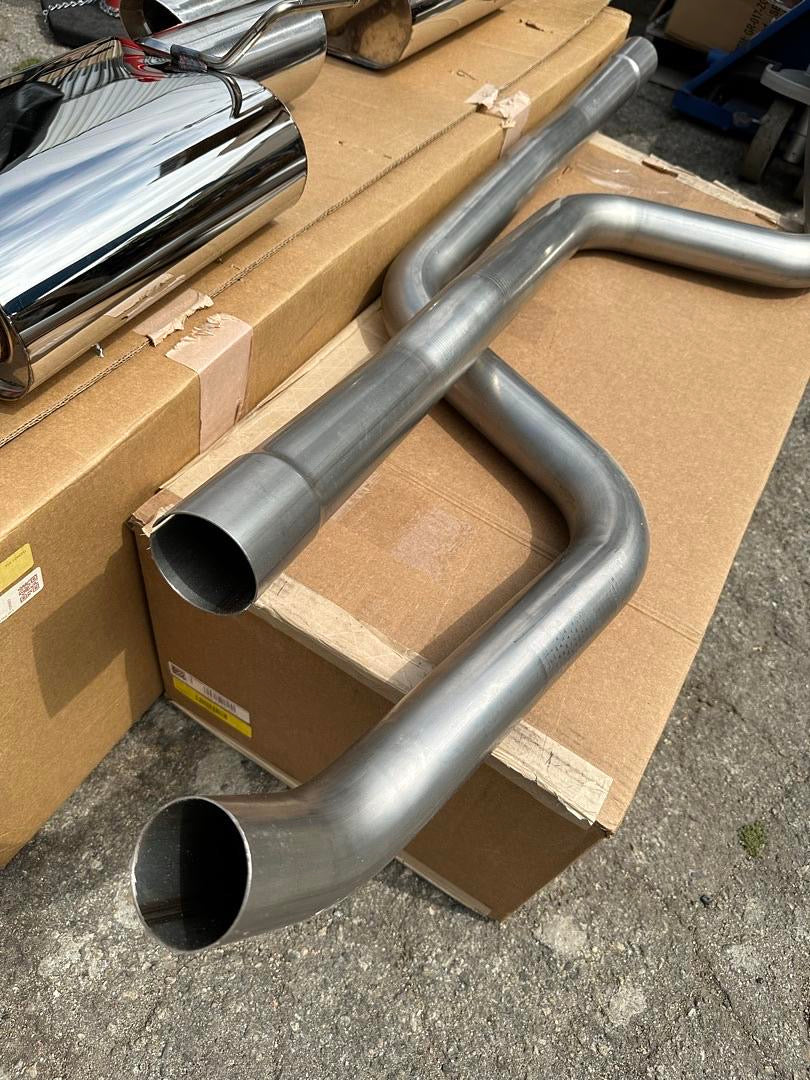 catback exhaust street series with polished tips 05-09 Ford Mustang GT500