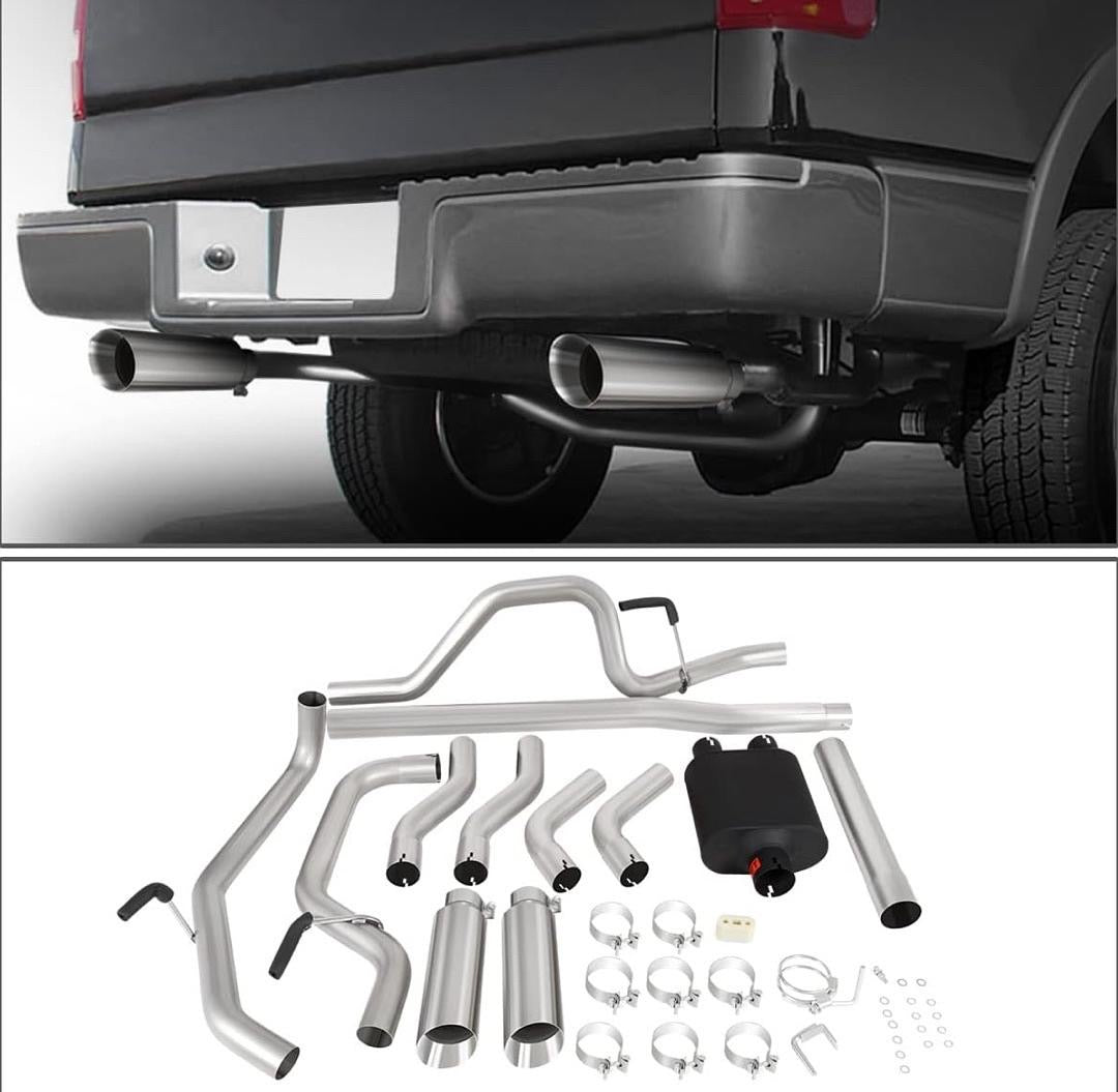 Catback Exhaust 04-08 Ford F-150 4.6L 5.4L 06-08 mark LT 4.6L 5.4L CBE-UR-001