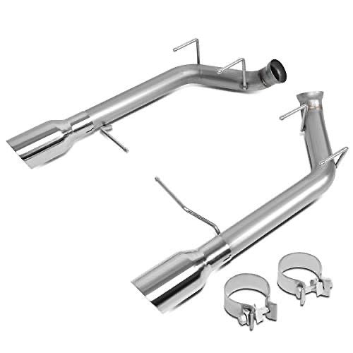 4 Inches OD Exhaust Tip Stainless Steel Axle Cat Back System Kit 11-14 ford mustang 5.0L 5.4L CBE-MU-FM11-50L