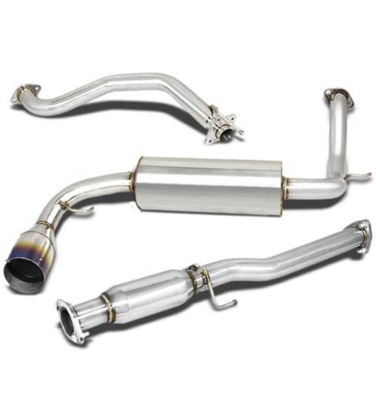 catback exhaust Honda CRX Hatchback 1988-1991 CBE-HCRX88-NRT-OB