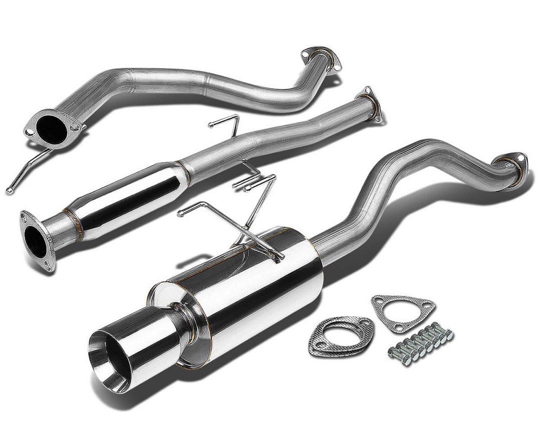 Rolled Tip Catback Exhaust System 92-00 Honda Civic 2DR / 4DR CBE-HC922-NRT