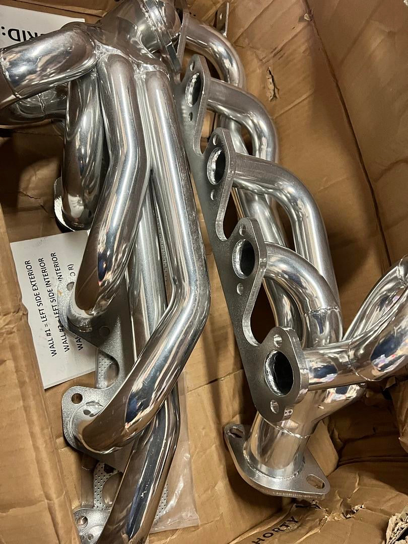 9 5-1 shorty exhaust header 6-02 Dodge Ram 2500 3500 8.0L v10 performance HDS-DR96-80L-SHORTY