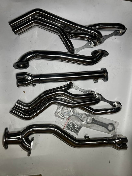 High Performance 4-2-1 Design Stainless Steel Exhaust Header with Y-Pipe 92-00 GMC/Chevy C/K Series GMT400 HDS-GMC99-SUB+Y