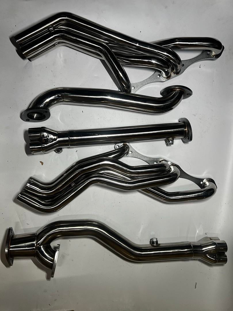 High Performance 4-2-1 Design Stainless Steel Exhaust Header with Y-Pipe 92-00 GMC/Chevy C/K Series GMT400 HDS-GMC99-SUB+Y