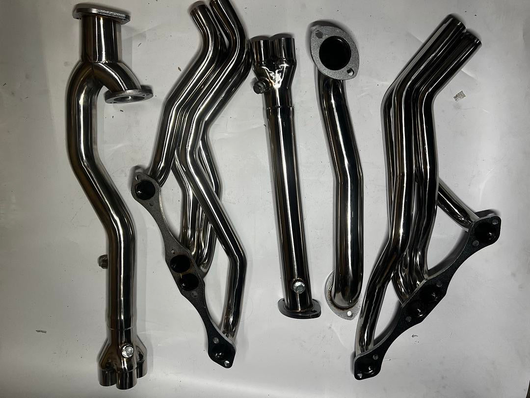 High Performance 4-2-1 Design Stainless Steel Exhaust Header with Y-Pipe 92-00 GMC/Chevy C/K Series GMT400 HDS-GMC99-SUB+Y