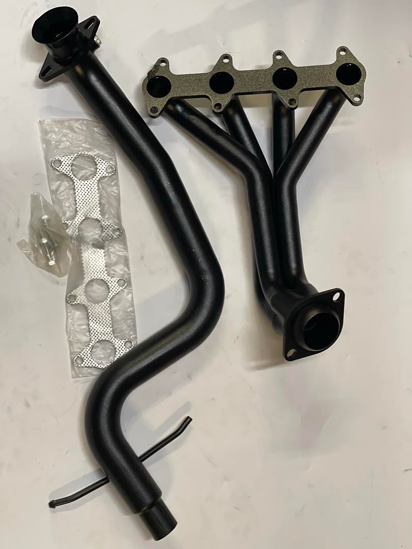 4-1 Exhaust Header - Stainless Steel - Black 95-02 Chevrolet Cavalier Pontiac Sunfire 2.2L HDS-CC9802-20L-BK