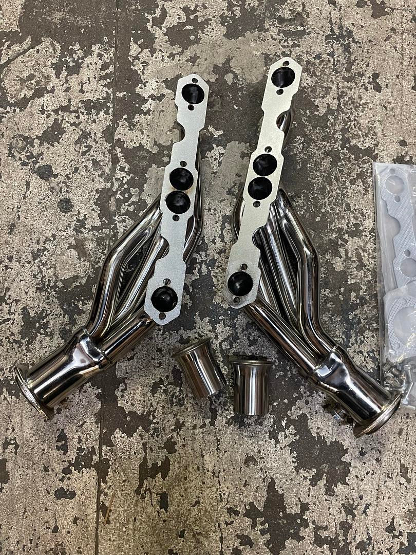 High-Performance 2-PC Stainless Steel Exhaust Header Kit 1988 to 1997 Chevy GMC C/K Series HDS-GMC85