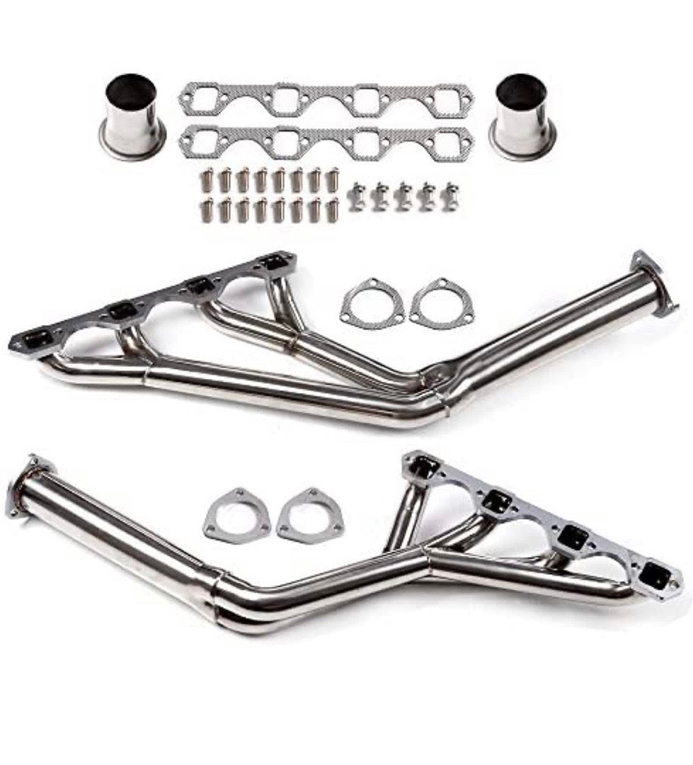 TRI-Y Racing Manifold Header Exhaust OB missing big gaskets. 64-70 Ford Mustang 4.7 / 5.0 V8 Hds-FM64-TY