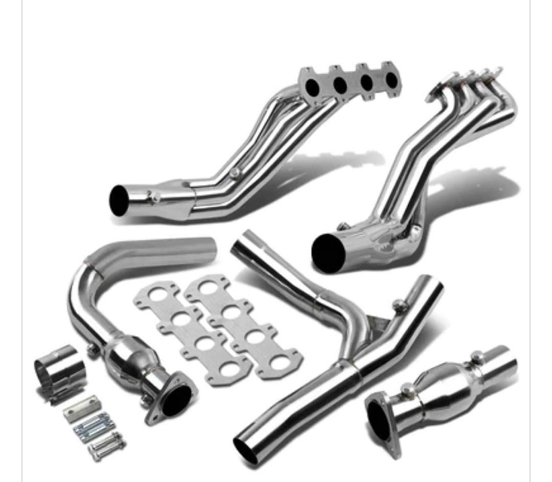 4-2-1 Long Tube Exhaust Header - Stainless Steel 04-08 Ford F150 5.4L V8 2WD RWD 330 Hds-f150-04-54L-Long