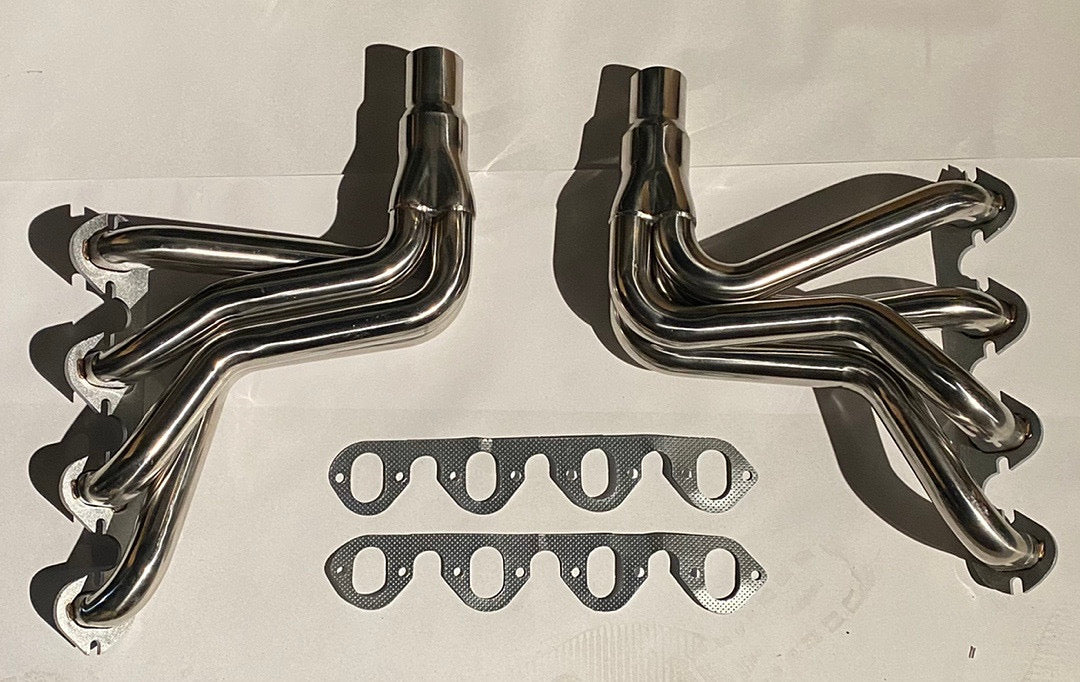 STAINLESS STEEL HEADERS 75-79 FORD F-100 F-150 F-250 F-350 7.5L V8 HDS-F15074-LT