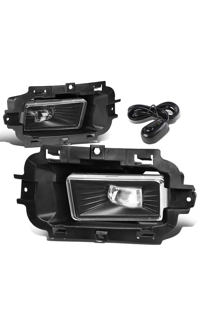 Fog Light With Switch Driver & Passenger Side Enhance visibility [Compatible with 14-15 Chevy Silverado 1500] FL-ZTL-264-CH