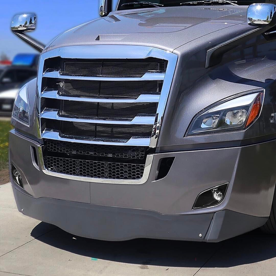 Pair of LED Reflector Fog Lights black luz antiniebla 18-22 Freightliner Cascadia Hl-HAY-007-BK