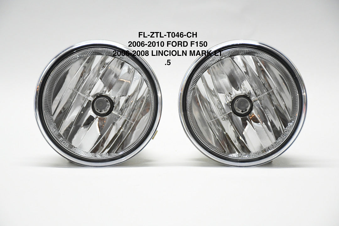 Chrome Fog Lights luz antiniebla cromado 06-10 Ford F150 06-08 Lincoln Mark LT FL-T046-CH