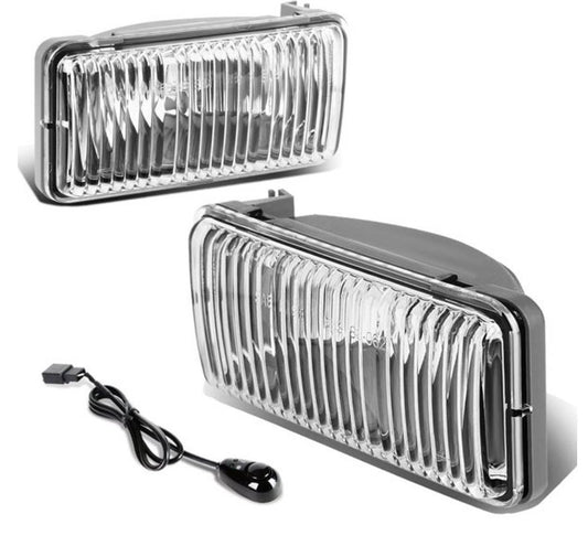 Chrome fog lights luz antiniebla cromado 98-04 Chevy S10 Pickup Blazer FL-T035-ch