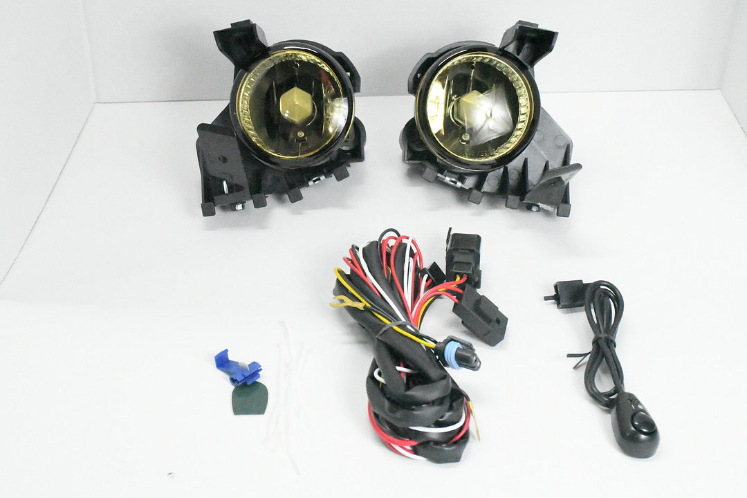 Pair of Bumper Amber Fog Lights + Wiring Kit + Switch parachoques delantero luz antiniebla ámbar con asamblea y interruptor  2008-2011 Subaru Impreza FL-T053-AM