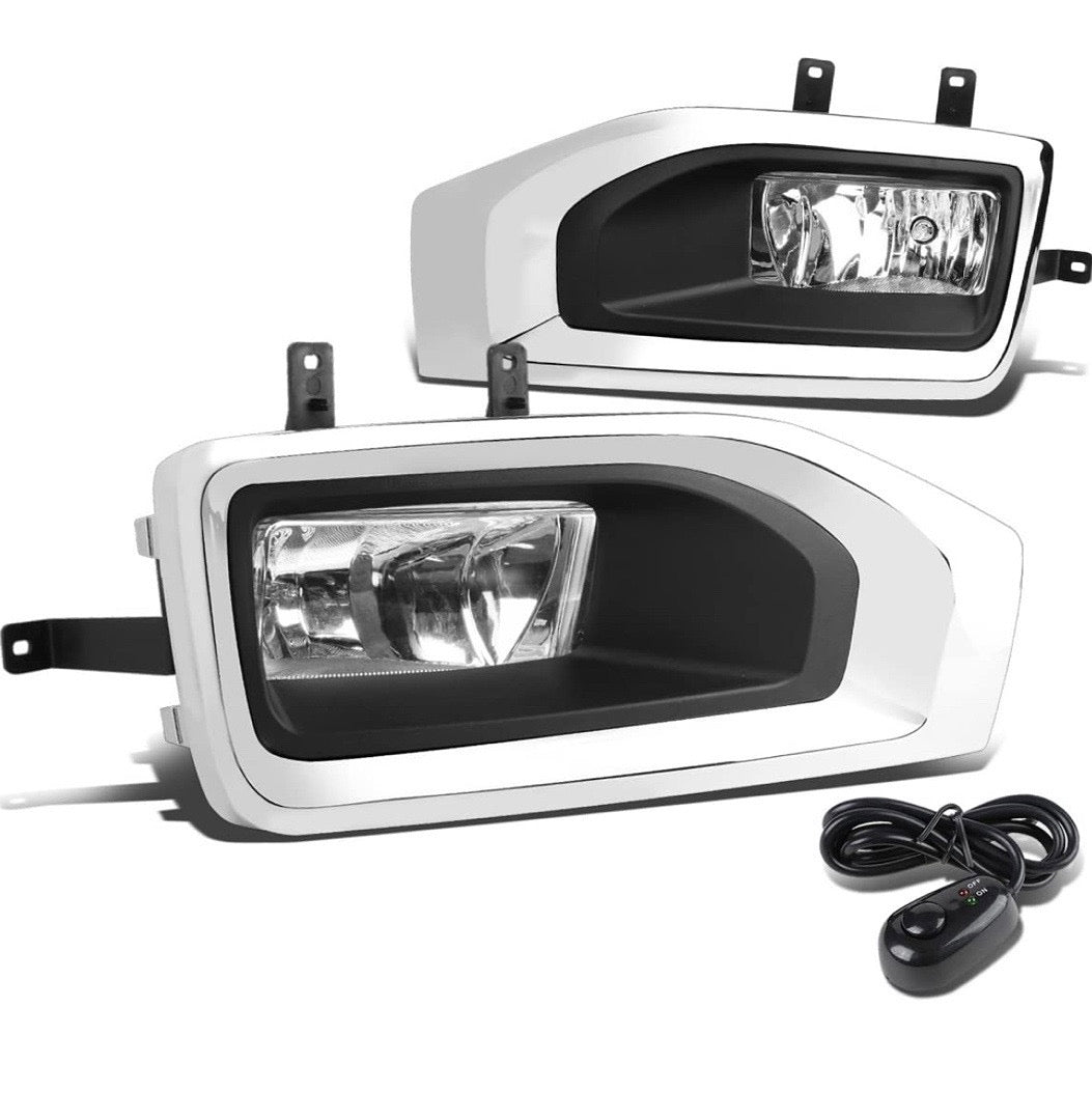 Chrome Fog Lights Enhanced visibility, luz antiniebla cromado 15-18 GMC Yukon & XL FL-ztl-236-CH