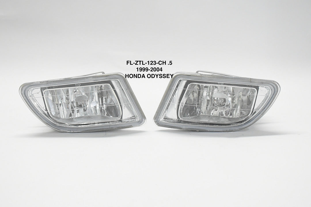 Front Bumper Fog Light Driver & Passenger Side Enhance visibility parachoques delantero luz antiniebla for 99-04 Honda Odyssey, FL-ZTL-123-CH