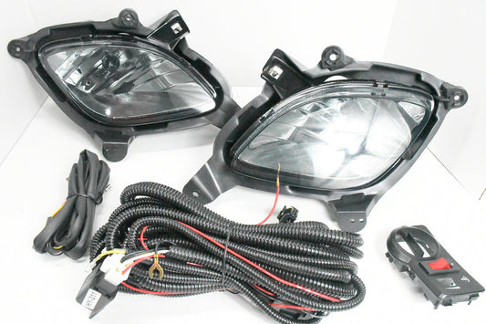 Smoked Fog Lights With Switch Enhance visibility for luz antiniebla ahumado con interruptor 10-12 Hyundai Coupe FL-ZTL-130-SM