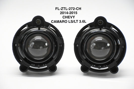 Chrome Fog Lights With Bezel & Switch Enhance visibility luz antiniebla cromado con interruptor 14-15 Chevy Camaro LS LT 3.6L fl-ztl-272-CH