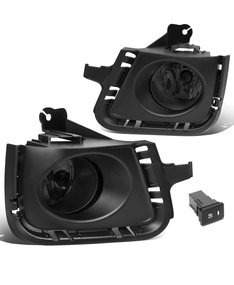 Smoked Fog Lights With Bezel & Switch Enhance visibility Luz antiniebla ahumado con interruptor 12-14 Prius C Fl-ztl-281-sm