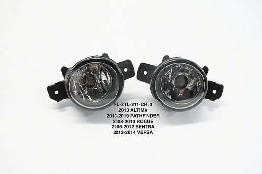 Fog Lights for 11-13 Infiniti G37 / 13 Infiniti JX35 / 08-10 Infiniti M35 / 08-10 Infiniti M45 FL-ZTL-211-CH