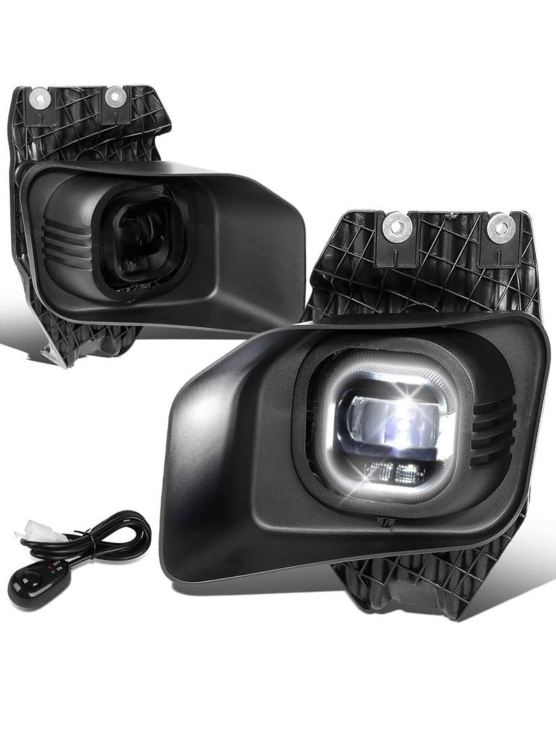 LED Smoked Fog Lights Enhanced visibility luz antiniebla for 11-16 Ford F250 F350 F450 F550 SD, Fl-ztl-327-sm