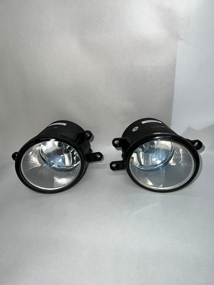 chrome clear fog lights with bezel and switch 06-08 toyota yaris 3dr Wj30-0073-09